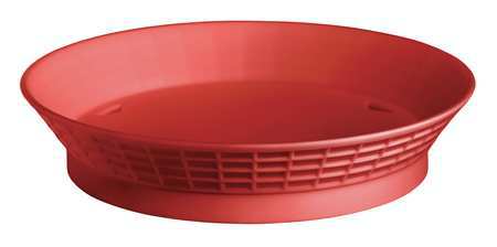 Tablecraft Platter With Base Red; 12 Each; 1 Per Case - High Mart Wholesale