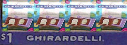 Ghirardelli Milk Chocolate & White Impressions Extra Small; 0.91 Ounces; 24 Per Case - High Mart Wholesale