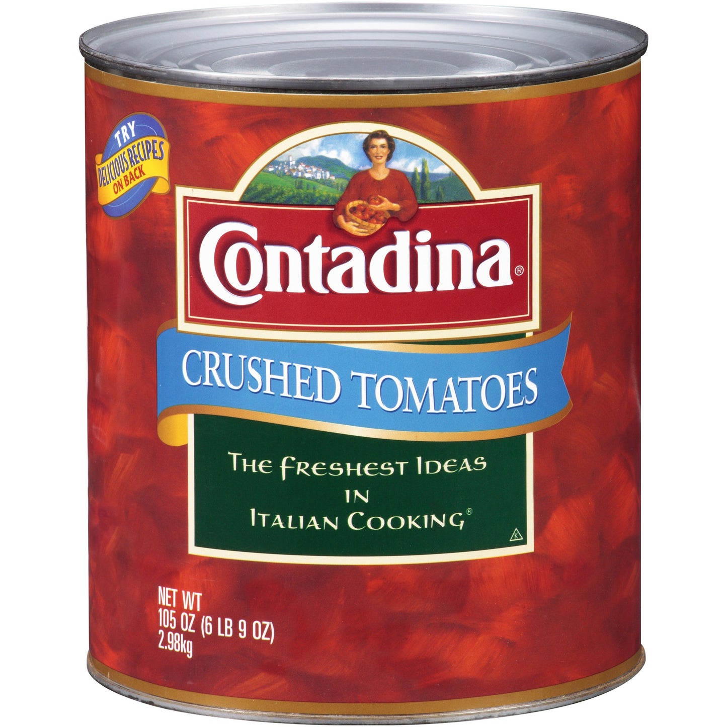 Del Monte Contadina Tomato Crushed; 6.56 Pounds; 6 Per Case