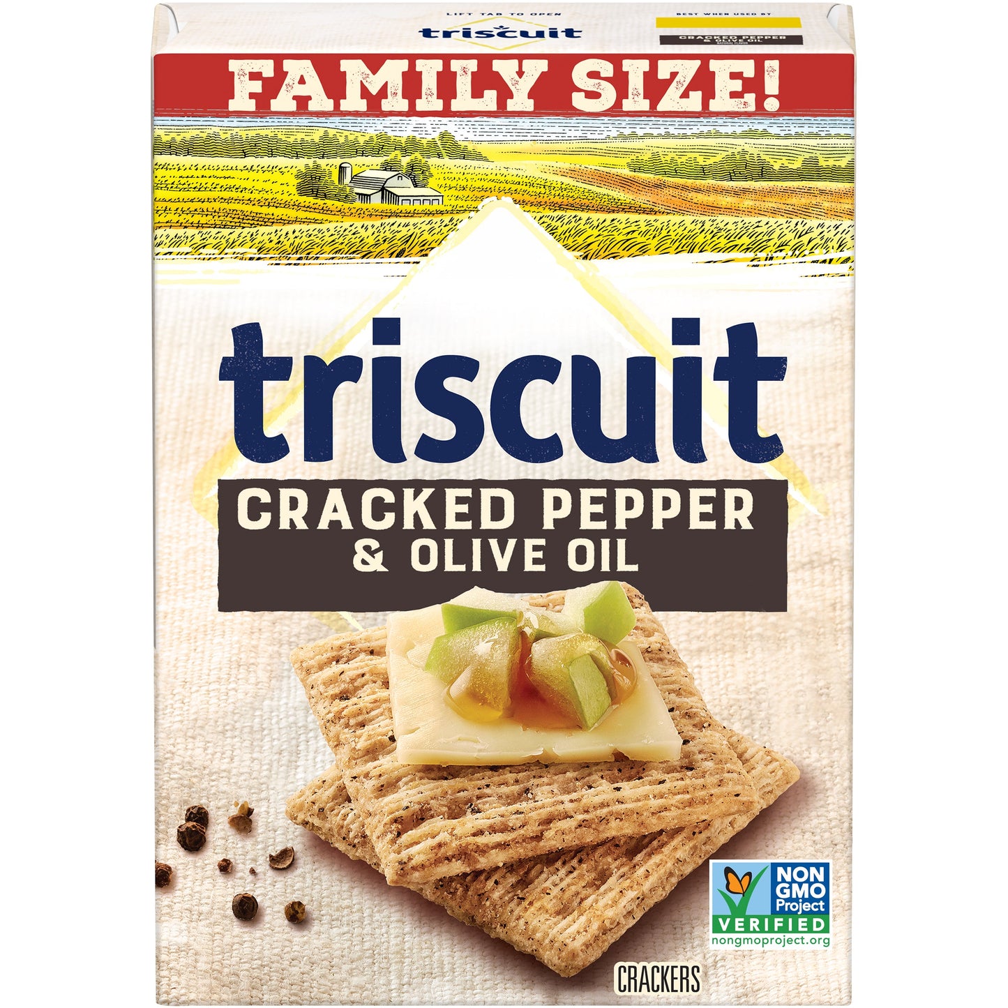 Nabisco Crackers Cracked Pepper Olive Oil; 12.5 Ounce; 6 Per Case - High Mart Wholesale