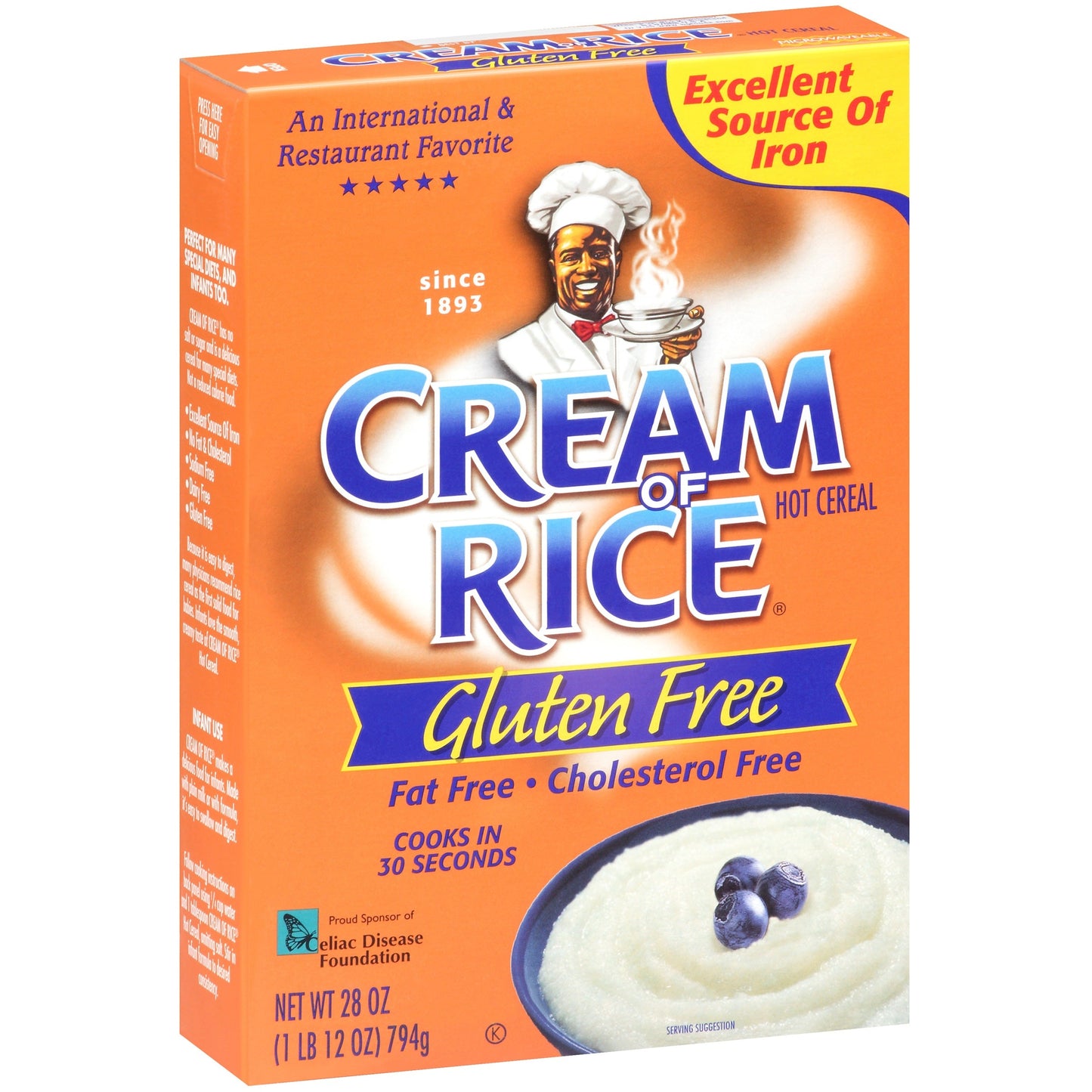 Cream Of Rice Gluten Free Cereal; 28 Ounces; 12 Per Case