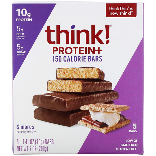 Thinkthin S'mores Protein And Fiber Bars; 7.05 Ounces; 6 Per Box; 4 Per Case - High Mart Wholesale