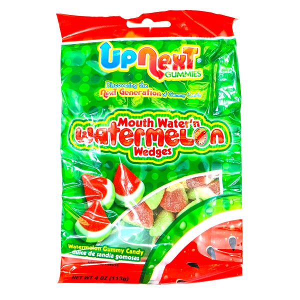 Upnext Mounth Water'n Watermelon Wedges Peg Bag; 4 Ounces; 12 Per Case - High Mart Wholesale