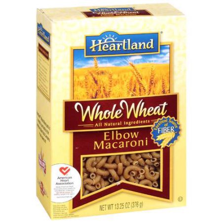 Heartland Whole Grain Elbow Macaroni; 13.25 Ounces; 12 Per Case - High Mart Wholesale