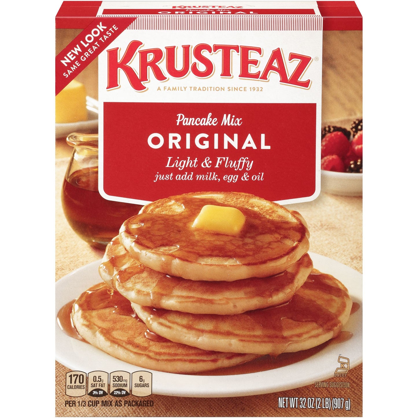 Krusteaz Original Pancake Mix; 32 Ounces; 12 Per Case - High Mart Wholesale