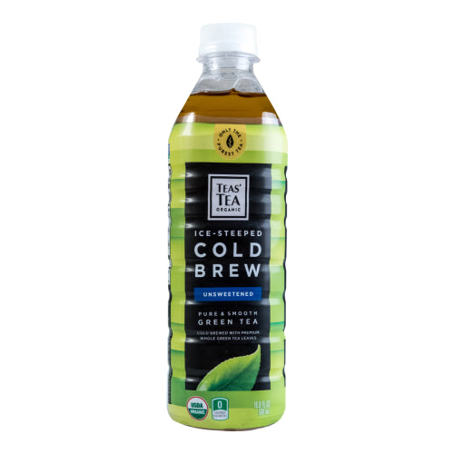 Teas' Tea Cold Brew Unsweetened Green Tea; 16.9 Fluid Ounces; 12 Per Case - High Mart Wholesale