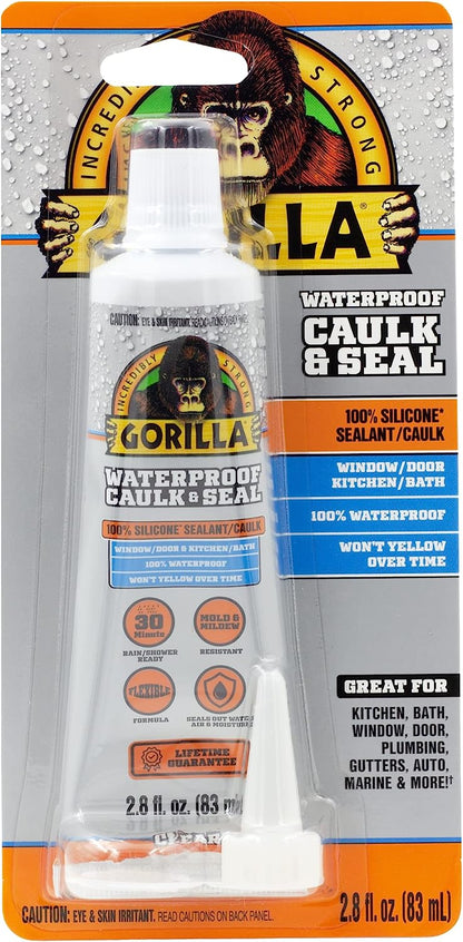 Gorilla Glue Silicone Sealant  2.8oz. Clear