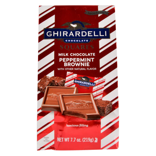 Ghirardelli Peppermint Brownie Squares; 7.7 Ounces; 12 Per Case - High Mart Wholesale