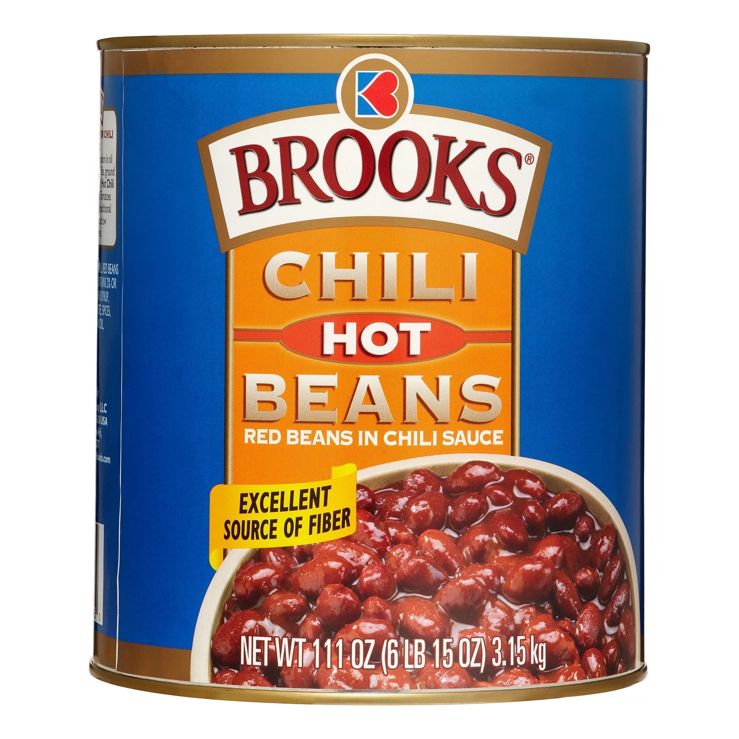 Brooks Birds Eye Hot Chili Beans; 111 Ounces; 6 Per Case