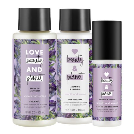 Love Beauty & Planet Shampoo Argan Oil Lavender; 13.5 Fluid Ounces; 4 Per Case