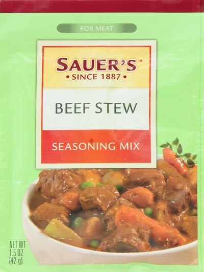 Sauer Beef Stew Seasoning; 1.5 Ounces; 24 Per Case - High Mart Wholesale