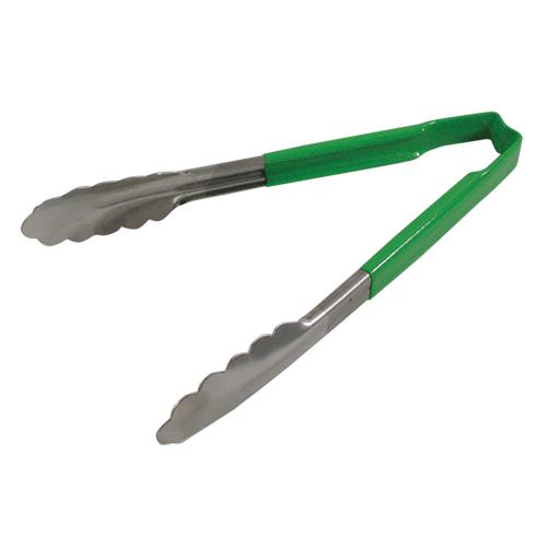 Vollrath Utility Tong Green 9 1/2 Inches; 12 Each; 1 Per Case