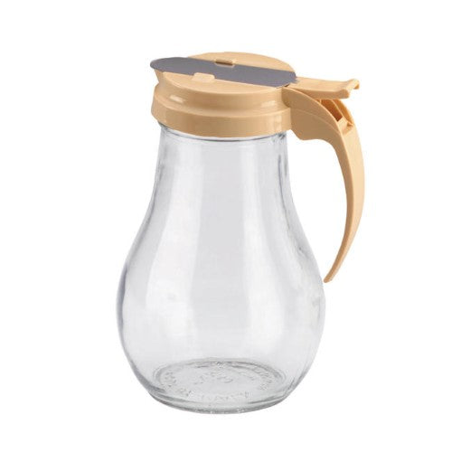 Vollrath Glass Syrup Pitcher With Almond Top; 12 Each; 1 Per Case