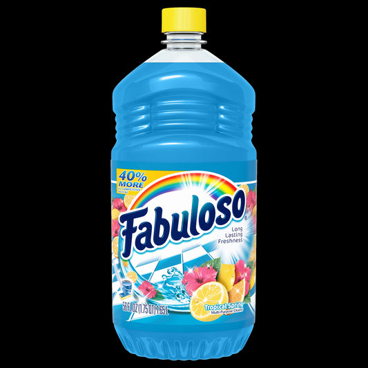 Fabuloso Liquid Clean Tropical Spring; 56 Fluid Ounces; 6 Per Case