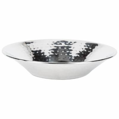 American Metalcraft Hammered Small Round Tray; 1 Each - High Mart Wholesale