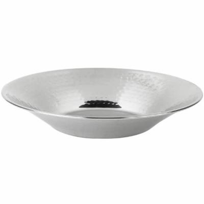 American Metalcraft Hammered Medium Round Tray; 1 Each - High Mart Wholesale