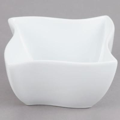 American Metalcraft Bowl;Porcelain; Squavy; 25 Ounce. 5-1/2" Dia. X 3" H; 1 Each; 3 Per Box; 4 Per Case - High Mart Wholesale