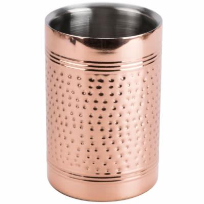 American Metalcraft Wine Cooler Copper Plated Stainless Steel Hammered Finished; 1 Each - High Mart Wholesale