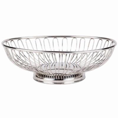 American Metalcraft Bread Basket Oval Stainless Steel 9X13x4"; 1 Each - High Mart Wholesale