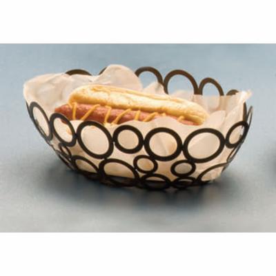 American Metalcraft Basket Oval Black Iron 6X9"; 1 Each - High Mart Wholesale