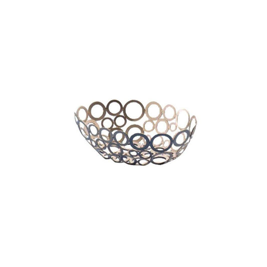American Metalcraft Basket Iron Oval Silver 6" X 9"; 1 Each - High Mart Wholesale