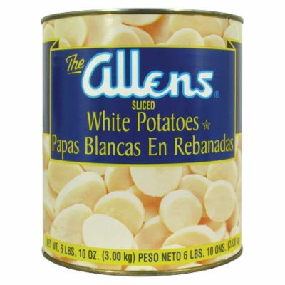 Allen Potato White Sliced Canned; 102 Ounce; 6 Per Case