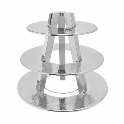 American Metalcraft Stand 3 Tiered Hammered; 1 Each - High Mart Wholesale