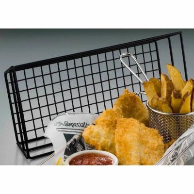 American Metalcraft Basket Grid Black Rectangular; 1 Each - High Mart Wholesale