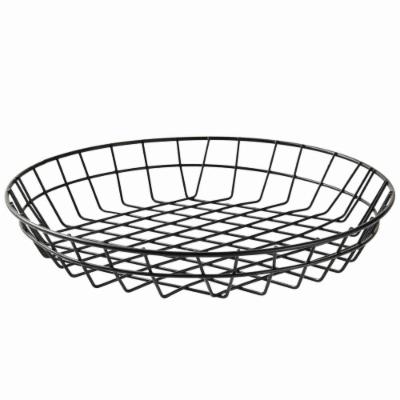 American Metalcraft Basket 12"Dx2"H Black Wire; 1 Each - High Mart Wholesale