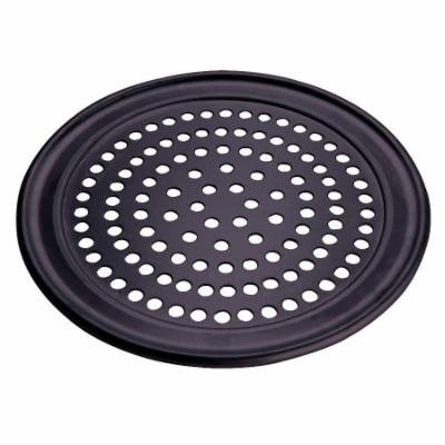 American Metalcraft Pizza Pan 10 Inch Hard Coat Super Perforated; 1 Each - High Mart Wholesale