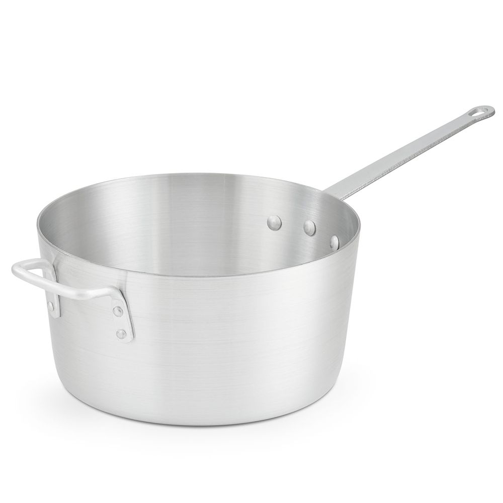 Vollrath 10 Quart Natural Finish Sauce Pan; 1 Each