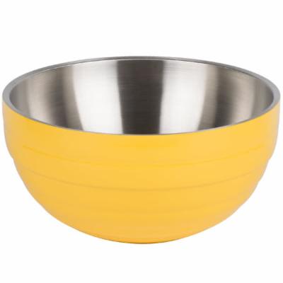 Vollrath Round Bowl 10.1Qt Nugget Yellow; 2 Each; 1 Per Case