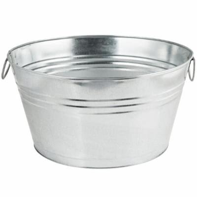 American Metalcraft Galvanized Oval Bucket; 1 Each - High Mart Wholesale