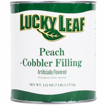 Lucky Leaf Peach Cobbler; 112 Ounces; 6 Per Case