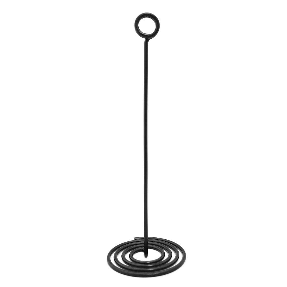 American Metalcraft Card Holder 12 Inch High Swirl Black; 1 Each - High Mart Wholesale