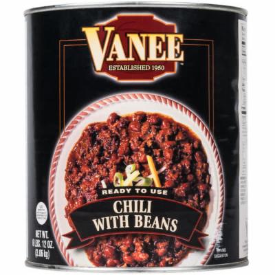 Vanee Chili With Beans; 108 Ounces; 6 Per Case - High Mart Wholesale