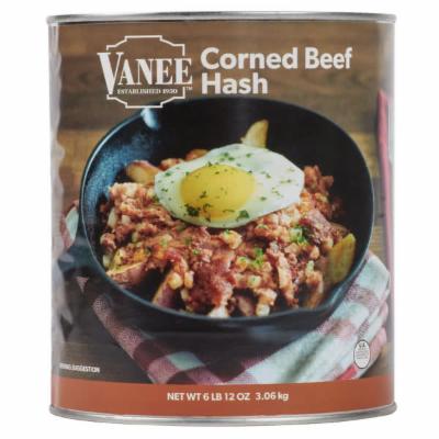 Vanee Corned Beef Hash; 108 Ounces; 6 Per Case - High Mart Wholesale