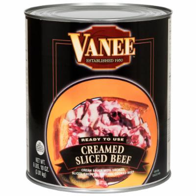 Vanee Creamed Sliced Beef; 106 Ounces; 6 Per Case - High Mart Wholesale