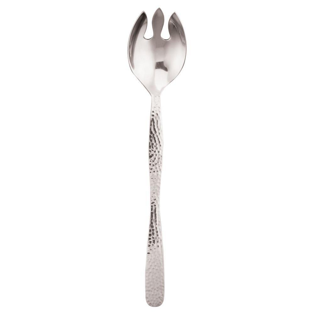 American Metalcraft Spoon Hammered 12 Inch Notched; 1 Each - High Mart Wholesale