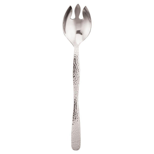 American Metalcraft Spoon Hammered 12 Inch Notched; 1 Each - High Mart Wholesale