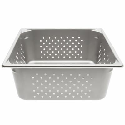 Vollrath Perforated Pan 6 Inch Stainless Steel; 3 Each; 1 Per Case