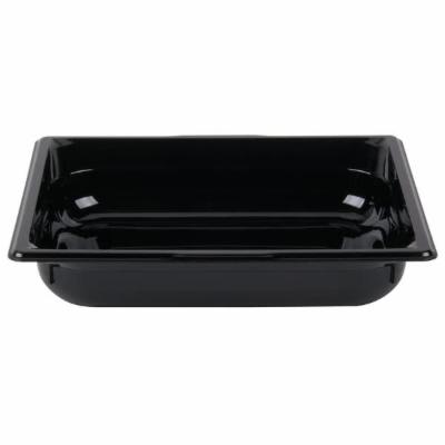 Vollrath Plastic Pan 65Mm 2.5" Black; 6 Each; 1 Per Case