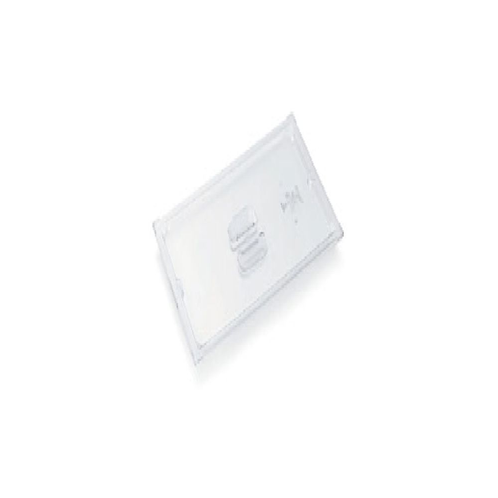 Super Pan Solid Cover Half Size Clear; 6 Each; 1 Per Case