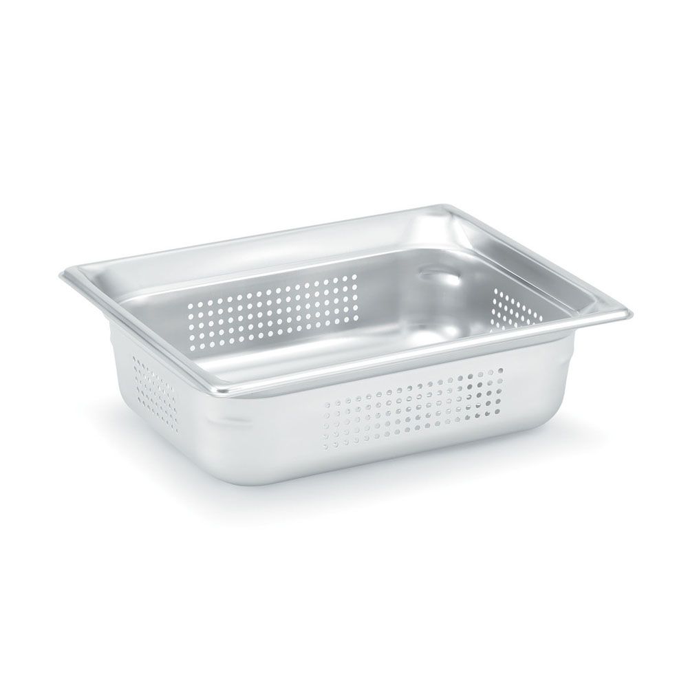 Vollrath Pan Half Size Perforated 4 Inch Deep Sour; 1 Each