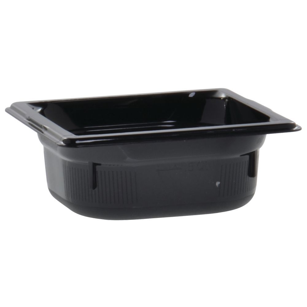 Vollrath 1/6 Super Pan Black; 6 Each; 1 Per Case