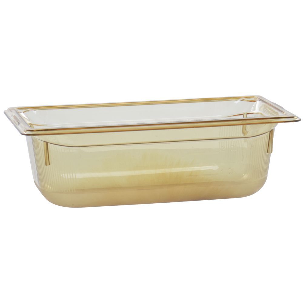 Vollrath 1/3 Size Steam Table Pan 4 Inch Amber; 6 Each; 1 Per Case