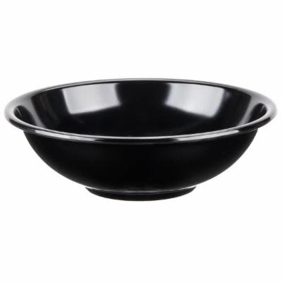 Tablecraft Bowl 8 Inch Black Plastic; 48 Each; 1 Per Case - High Mart Wholesale
