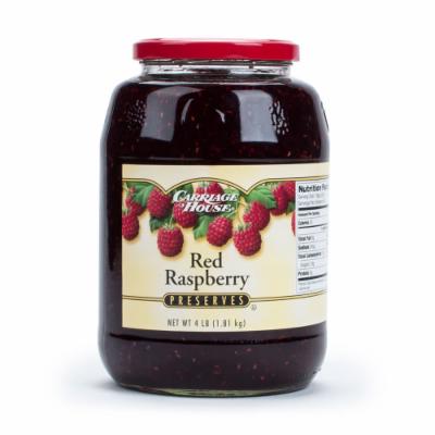 Carriage House Red Raspberry Preserves; 4 Pounds; 6 Per Case