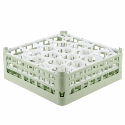 Vollrath Rack 20 Compartment Tall Light Green; 3 Each; 1 Per Case