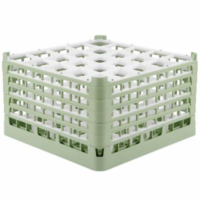 Vollrath Rack 25 Compartment Extra Tall Light Green; 2 Each; 1 Per Case